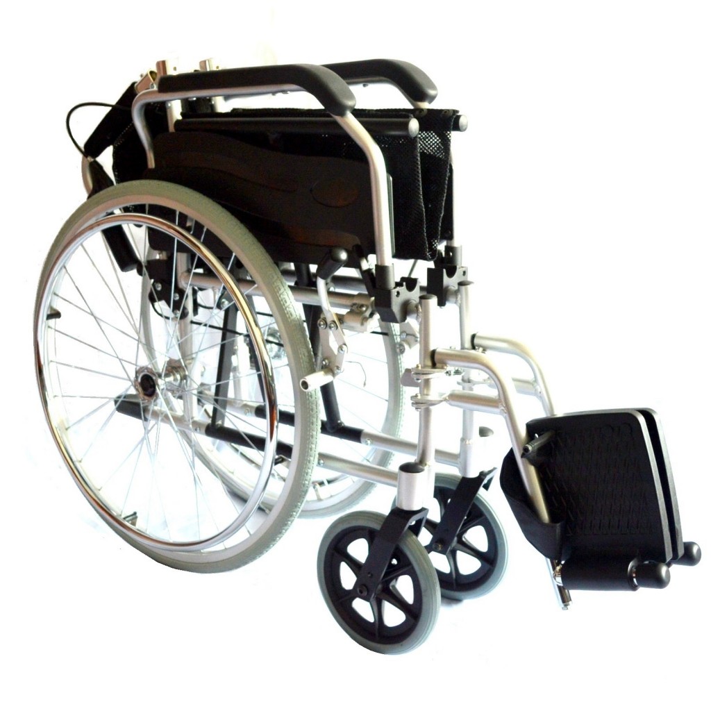 Extra wide self propel wheelchair with brakes ECSP01 20" Elite Care
