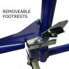 Lightweight folding wheelchair with handbrakes ECTR01