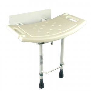 Fold down shower seat