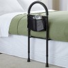 Adjustable height bed rail